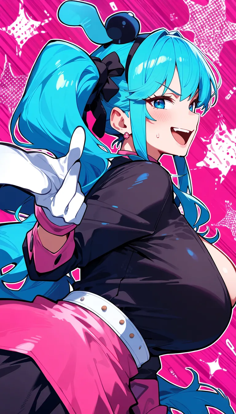 Crie um vídeo da Hatsune Miku fazendo sexo toda pelada na posição Nelson Full Anal fazendo o pau gozar dentro da buceta dela e na cara dela deixando ela gemer e ficando excitada