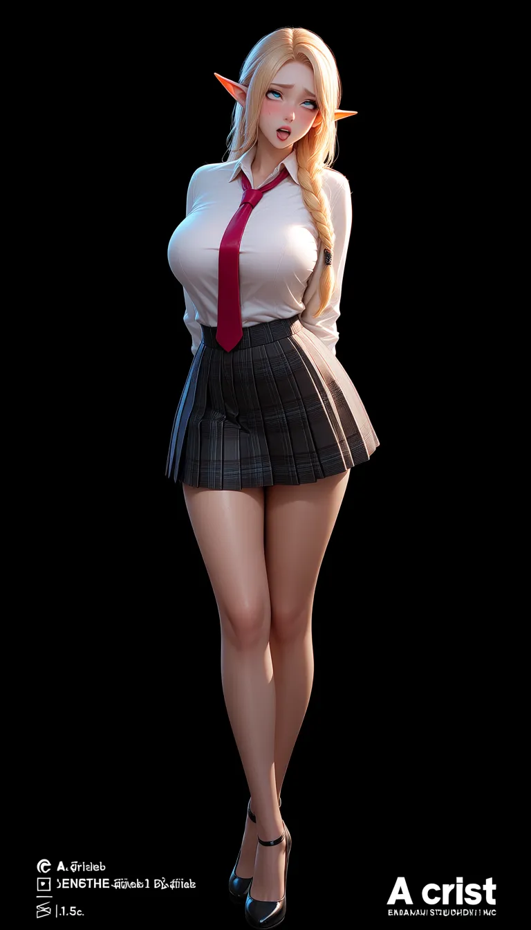 highly detailed, natural lighting, 1girl , necktie, vaginal penetration, photorealistic, ahegao , cum , elf ,