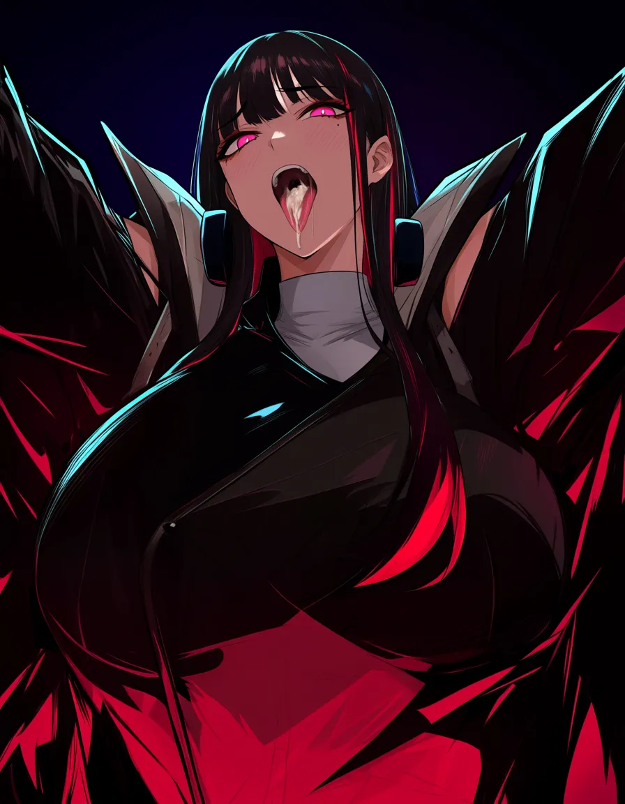 , gangbang , cum_on_hair , cum_in_mouth , school_uniform, hentai_studio_quality