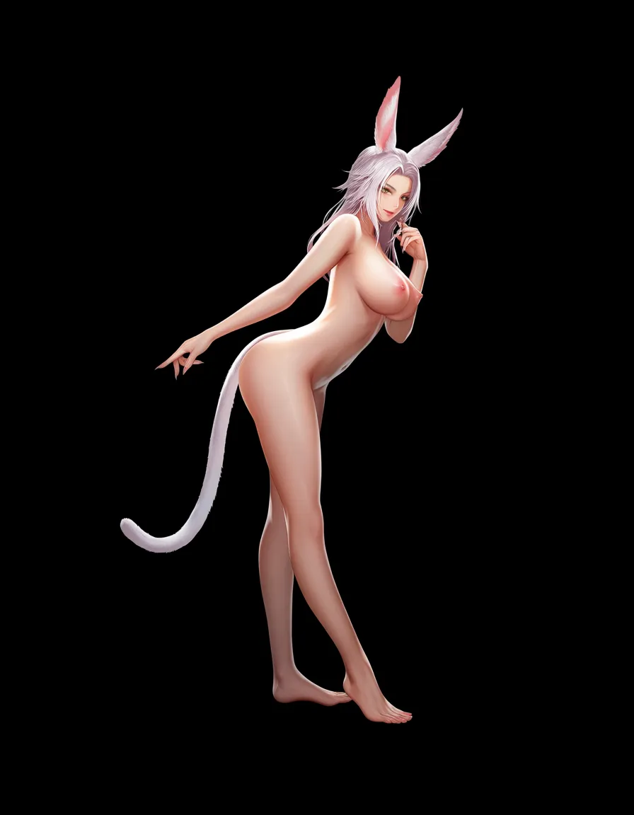 dslr, film grain, photorealistic, milf, tail, fully nude, film photography, hentai_studio_quality