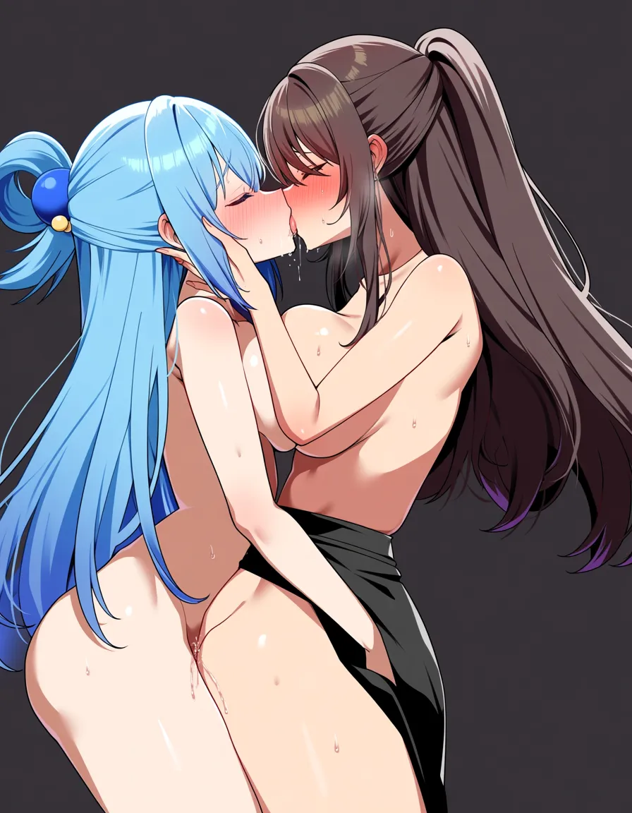 @uchiha_sasuke @haruno_sakura kissing and fucking, hentai_studio_quality