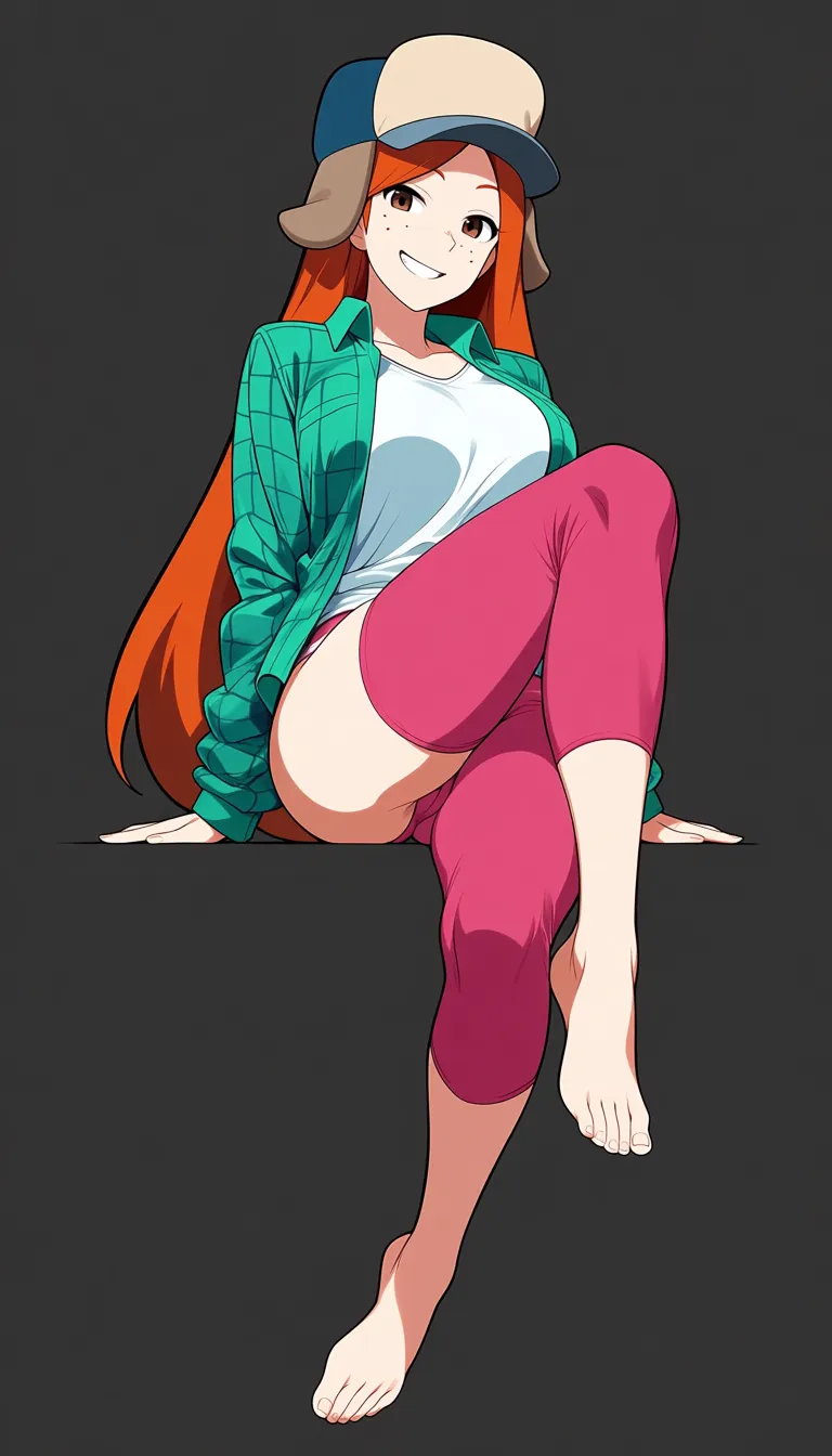 no  hentai_studio_quality, 2.5D, Seducive style, no  hentai studio quality, no watermarks, masterpiece, 1 girl, Wendy Blerble Corduro from Gravity Falls. no freckles, lumberjack  hat, Smile, cameltoe, thigh up on, look at viewer, full body,  thighs together, sitting on table, dont hentai_studio_quality out of prompt., hentai_studio_quality,, hentai_studio_quality, hentai_studio_quality, hentai_studio_quality, hentai_studio_quality, hentai_studio_quality, hentai_studio_quality, hentai_studio_quality