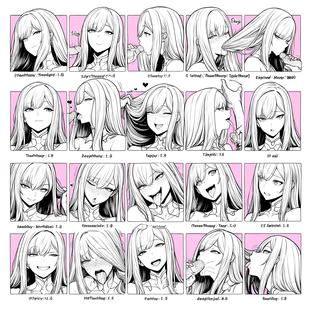 masterpiece, best quality, soft cel shading,  fantasy woman, eye contact,(deepthroat_blowjob:1.5), fellatio , head bobbing, expressive, (lactation:0.5),  saliva splatter, (comic:1.2), gagging, slurping tongue movement, grabbing_another's_hair, (face_fucking:1.8), (crossed_eyed_teary-eyed:1.5), (surprised:1.6), (angry:1.6), hentai studio quality,
