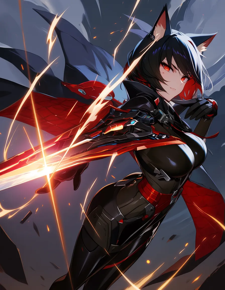 sharp focus, 8k uhd, catgirl, weapon, creampie, dslr quality, hentai_studio_quality