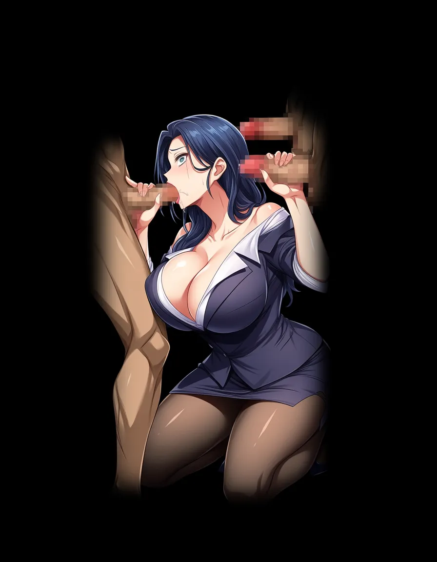 masterpiece , best quality , mature_female ,teacher, cleavage , torn_clothes, zombies , scared , crying , forest , group_sex , fellatio , handjob , cum_on_breasts ,hentai_studio_quality, hentai_studio_quality