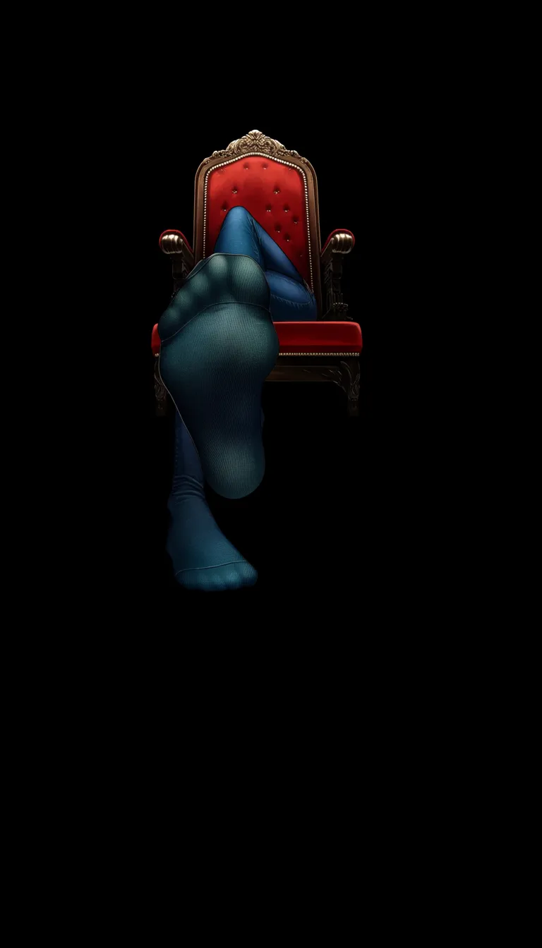 Studio quality, sharp focus , from_below foot_focus , sitting on a Throne @asuna_(sao) black_tank_top tight_jeans socks soles , crossed_legs , looking_at_viewer , photorealistic, score_9, score_8, candid photo , realistic skin texture, hentai_studio_quality
