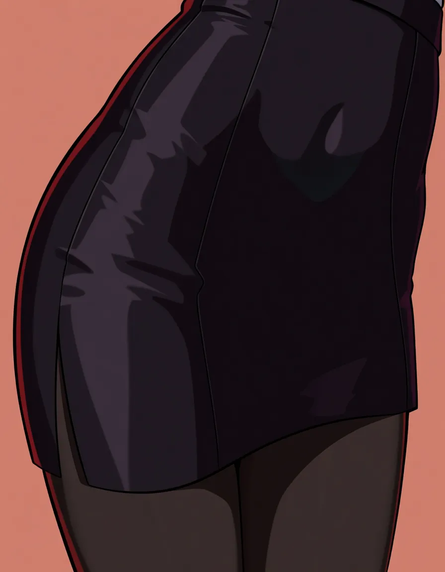 best quality, explicit detail, 1other, dark-skinned female, black skirt, bondage, hentai style sucking penis, hentai_studio_quality