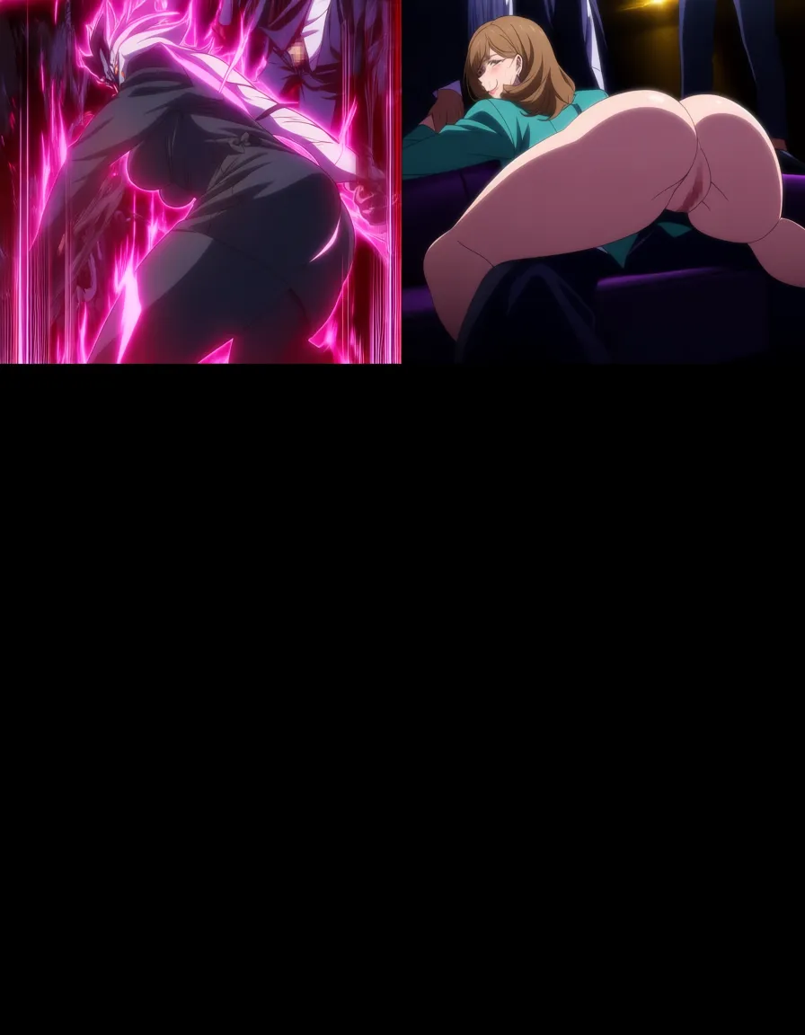 highly detailed, sharp, mature female, office wear, creampie, wild energy, vivid anime colors, multiple views, small penis, (anime style:1.3), 2d, anime screencap, cel shading, (anime style:1.3), 2d, anime screencap, cel shading, flat
sex, ass, breasts, multiple_boys, vagina, spread legs, sitting, lying, gangbang, hentai_studio_quality
comic, hentai_studio_quality