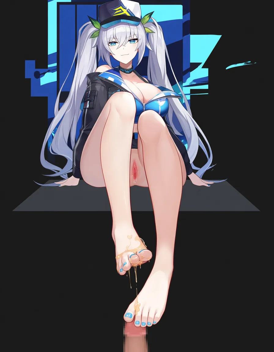 ultra detailed, @stelle_(honkai:_star_rail), feet,  baseball bat, toenail_polish, pussy, pussy_juice, pussy dripping, footjob, evil_smile, cleavage, eroge aesthetic, astral express, train,, hentai_studio_quality, hentai_studio_quality, hentai_studio_quality, hentai_studio_quality, hentai_studio_quality