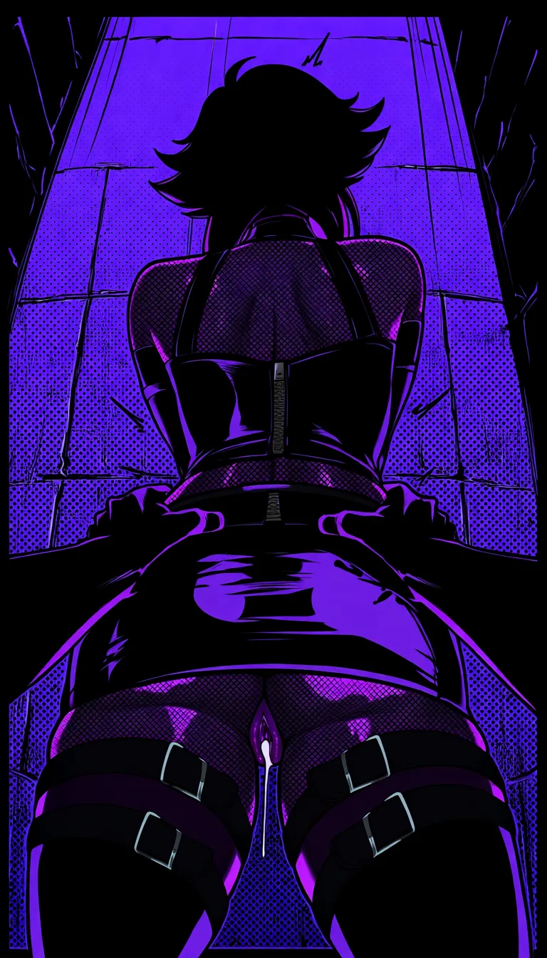 @raven_(dc) purple skin pussy_juice moaning loudly for cock grabbing_from_behind fishnet suit latex miniskirt utility belt fucked doggystyle anal by Batman against jail cell spreading pussy deep slow penetration ejaculating in ass from_behind breast conscious view high definition hentai sex_from_behind purple hair