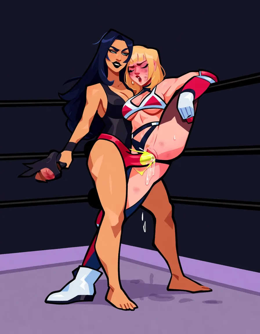 @eris_greyrat , @marcille_donato , 2girls yuri sex , wrestling_ring, wrestling orgasm pussy_juice, defeated,, squirting bruises, vaginal_object_insertion strap-on,,, hentai_studio_quality, hentai_studio_quality, hentai_studio_quality, hentai_studio_quality, hentai_studio_quality, hentai_studio_quality, hentai_studio_quality