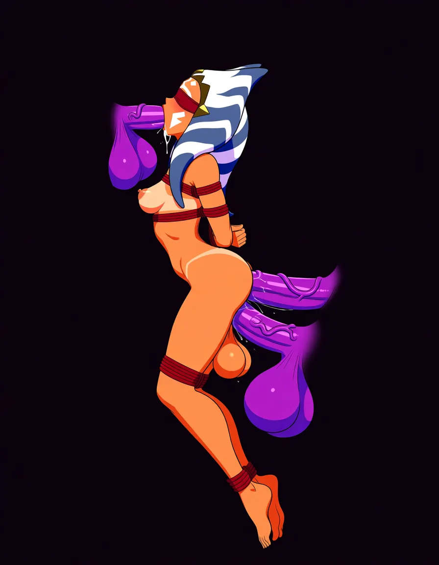 masterpiece, fine detail, best quality, very aesthetic , ahsoka tano from Star Wars, tanlines , medium_breasts, petite, slave, bdsm, shibari, veiny_penis , choking, groping, deepthroat, blindfold, cumdrip, anal, double_penetration, throat bulge, vaginal ,giant penis, massive penis, massive testicles, massive purple tentacles, hentai_studio_quality, hentai_studio_quality, hentai_studio_quality, hentai_studio_quality, hentai_studio_quality, hentai_studio_quality, hentai_studio_quality, hentai_studio_quality, hentai_studio_quality, hentai_studio_quality