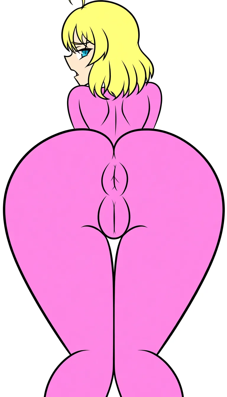 sexy blonde girl with big tits wearing pink latex outfit. she is riding a (gigantic hyper dildo in huge pussy:2) deep, causing a (stomach bulge:2) with each trust. she is constantly squirting.