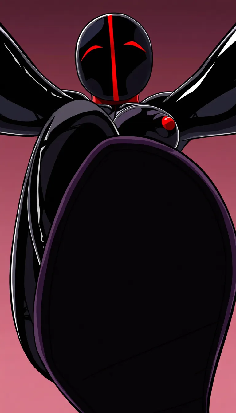 Best quality, explicit detail, solo, (humanoid_demon:1.1), (gigantic_massive_futanari_horsecock:1.6), (massive_gigantic_breasts:1.3), (huge_hanging_testicles:1.3), heavy_nipple_piercing_with_weights_attatched, latex_suit_with_cutouts, mean_attitude, looking_up_pov, dominant_pov, evil_smile, hentai_studio_quality