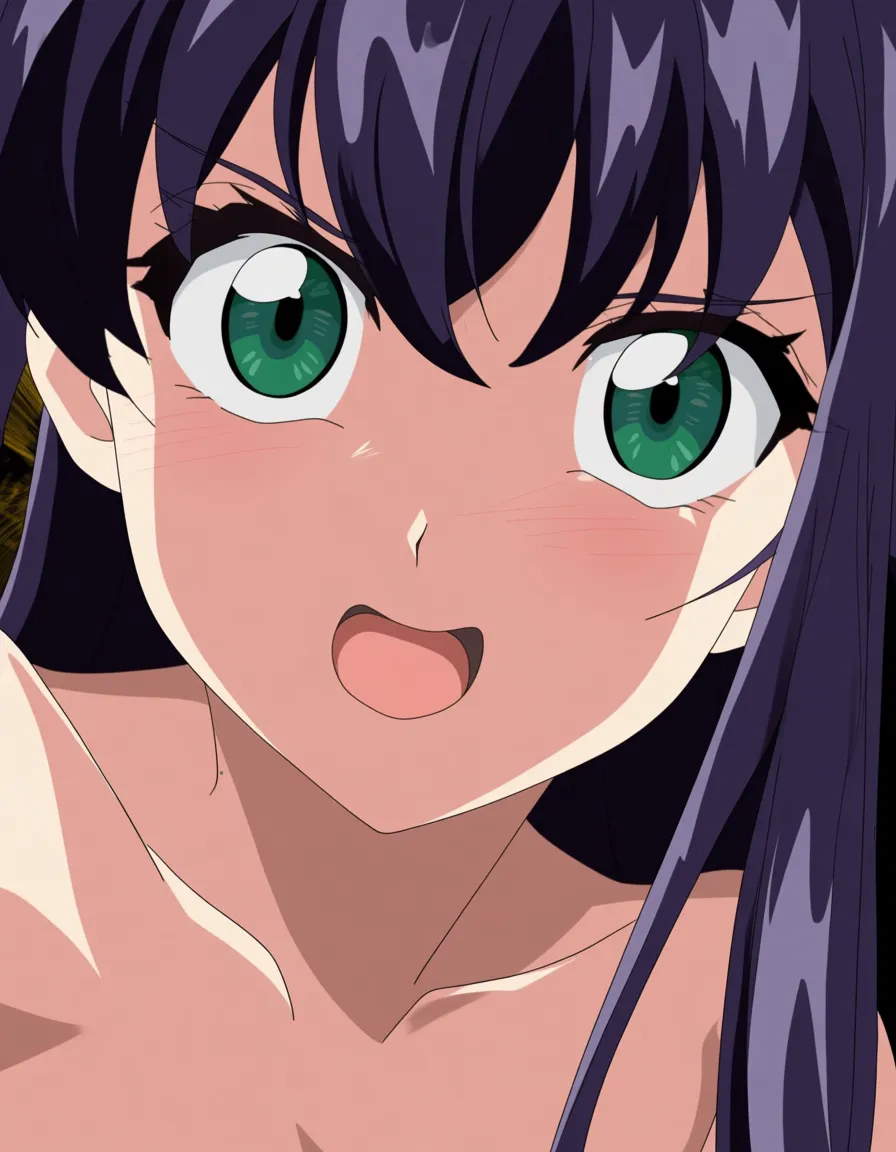 Generate me an nude of Yukie Kitazawa from Ai Shimai Futari no Kajitsu (Immoral Sisters) hentai series released from 2001, make with similar styling from the original too but with more detailed feature, hentai_studio_quality
