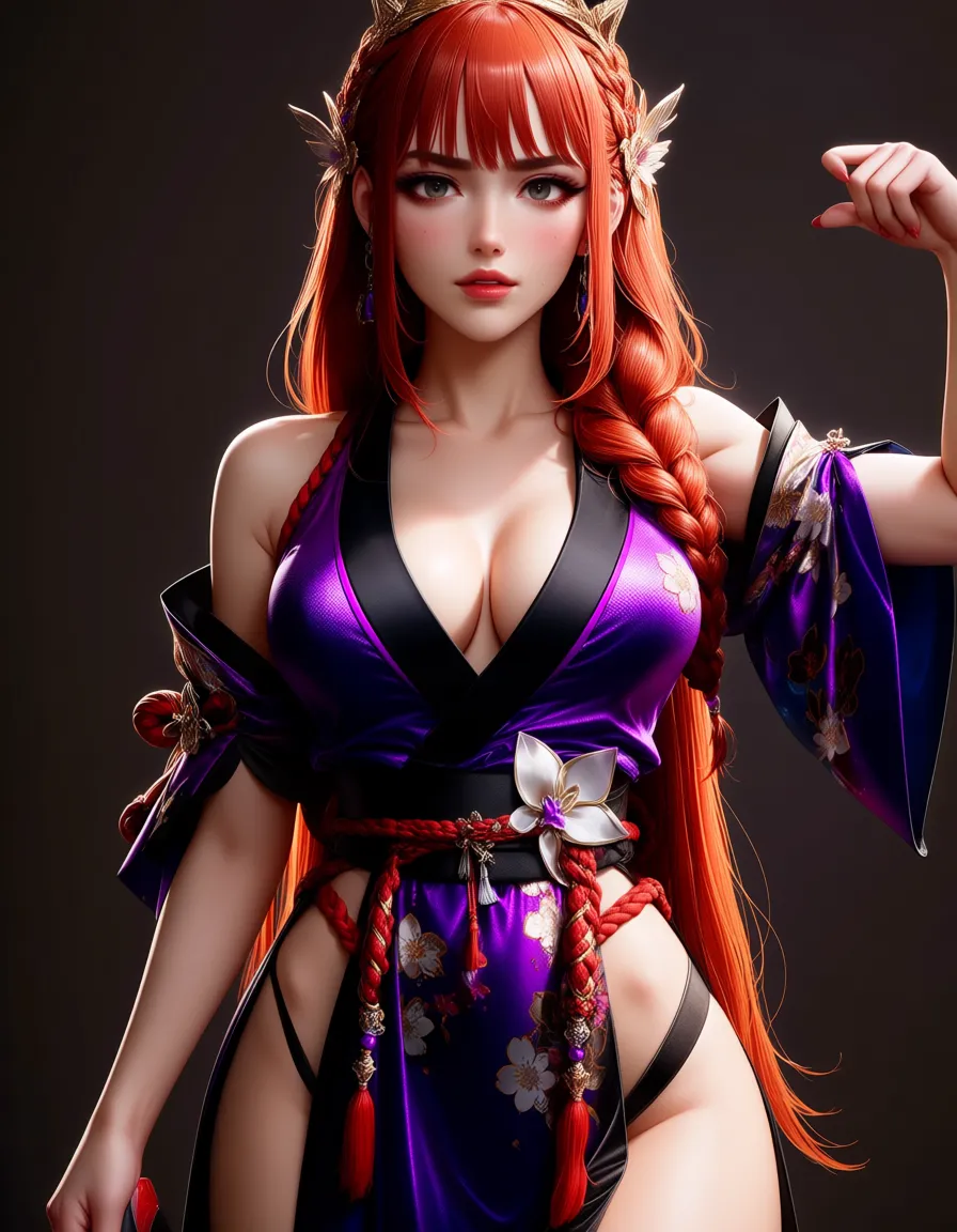 sharp focus, 8k uhd, princess, braid, japanese clothes, creampie, studio photo,BDSM, hentai_studio_quality