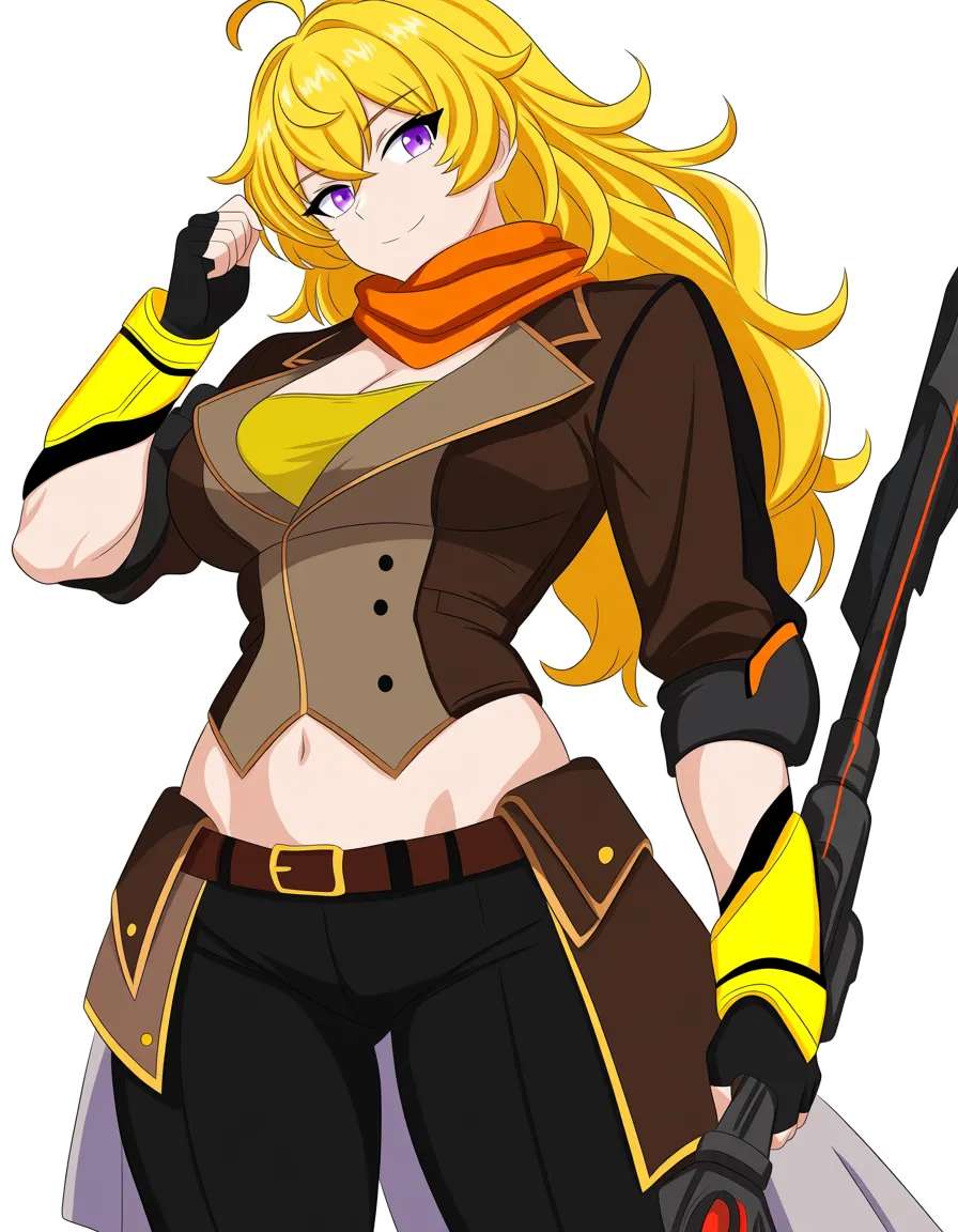 yang xio long from rwby, used as an alien seedbed, hentai_studio_quality
