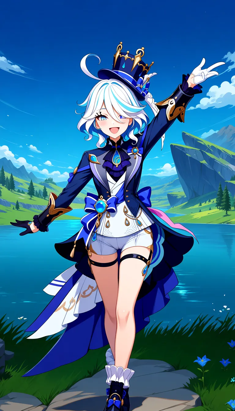 Masterpiece, Genshin impact stylem Furina, , shorts, cameltoe, lake, outfit, smile,.,,, value:0.1 for: hentai_studio_quality.,,,,,,,,, hentai_studio_quality, hentai_studio_quality, hentai_studio_quality, hentai_studio_quality, hentai_studio_quality, hentai_studio_quality, hentai_studio_quality, hentai_studio_quality, hentai_studio_quality, hentai_studio_quality, hentai_studio_quality, hentai_studio_quality