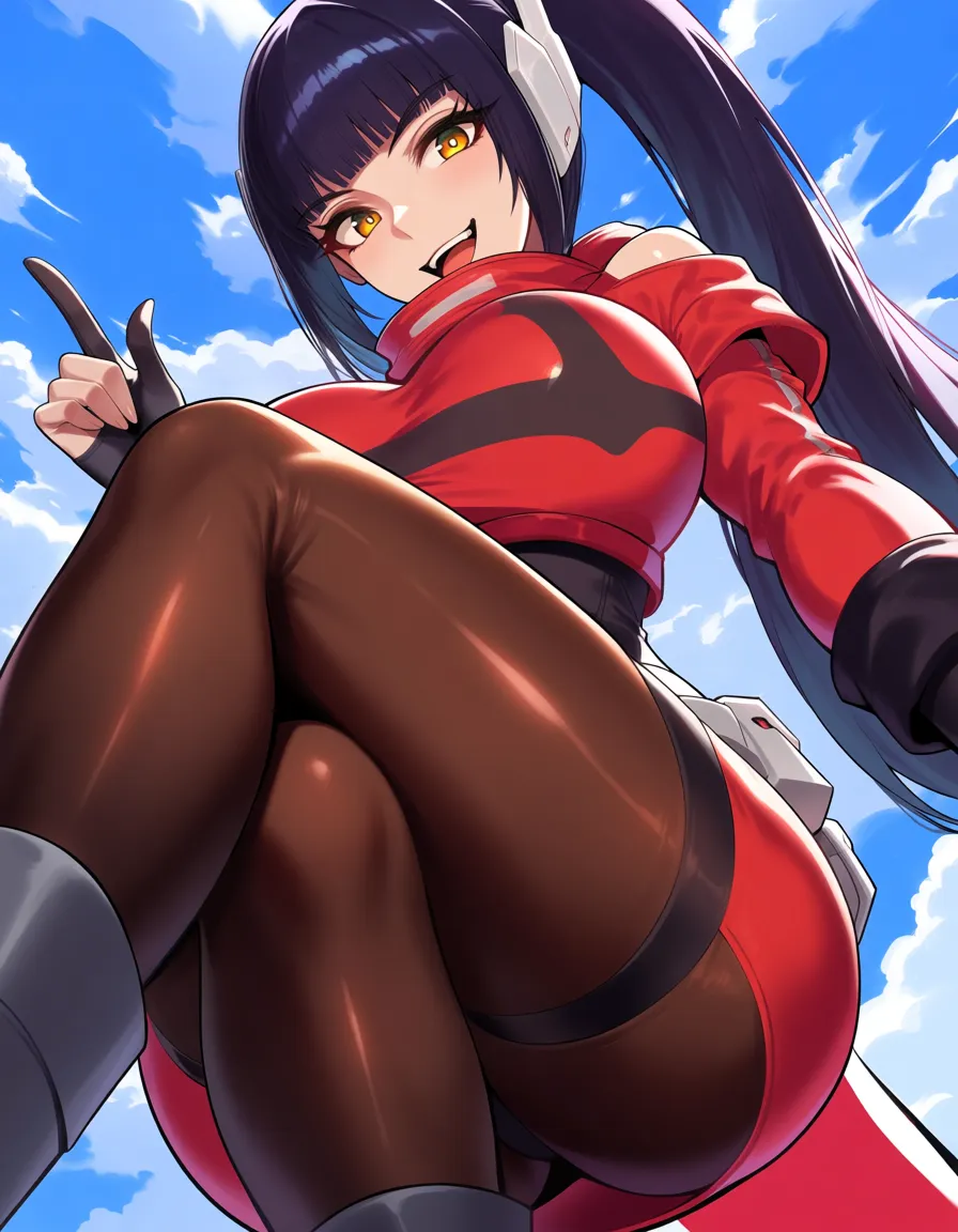 Ernesta Kuhne from asterisk war #fellatio #kneeling, hentai_studio_quality