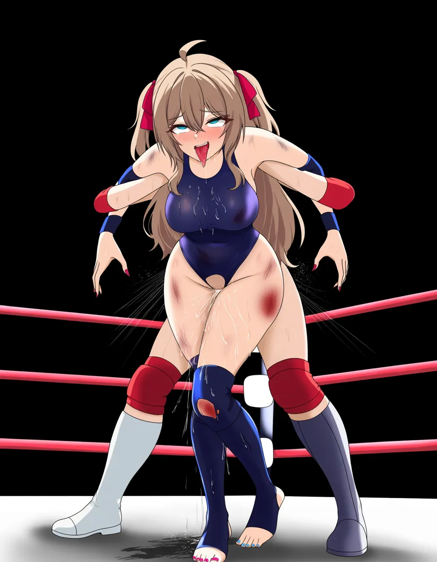 Neuro-sama_(vtuber)-brown_hair, @mococo_abyssgard , sex 2girls yuri, wrestling_ring, wrestling, , bruised , pussy_juice , defeated, vaginal_object_insertion , ahegao orgasm,, hentai_studio_quality, hentai_studio_quality, hentai_studio_quality, hentai_studio_quality