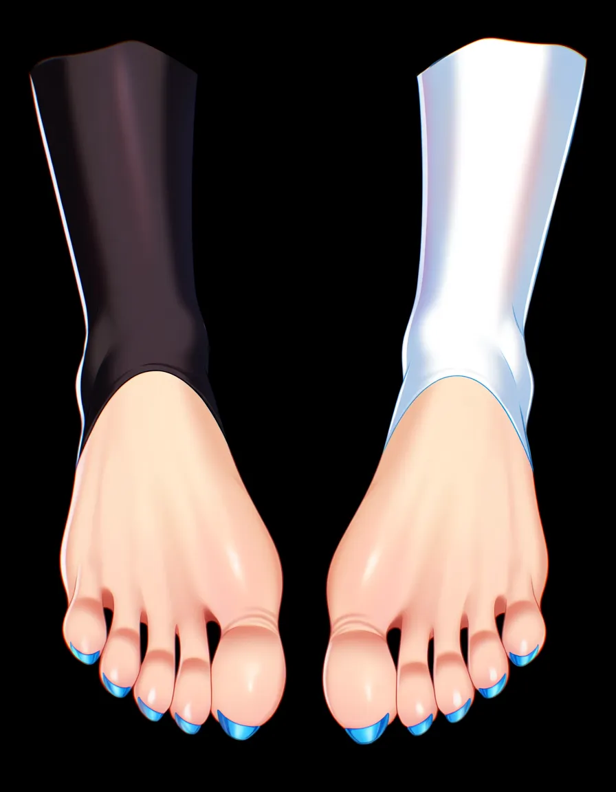 @souryuu_asuka_langley #black_gloves #white_thighhighs #dress #cat_ears #solo #feet #knees_together_feet_apart
Feet directed to viewer #tongue #cum_in_mouth, hentai_studio_quality