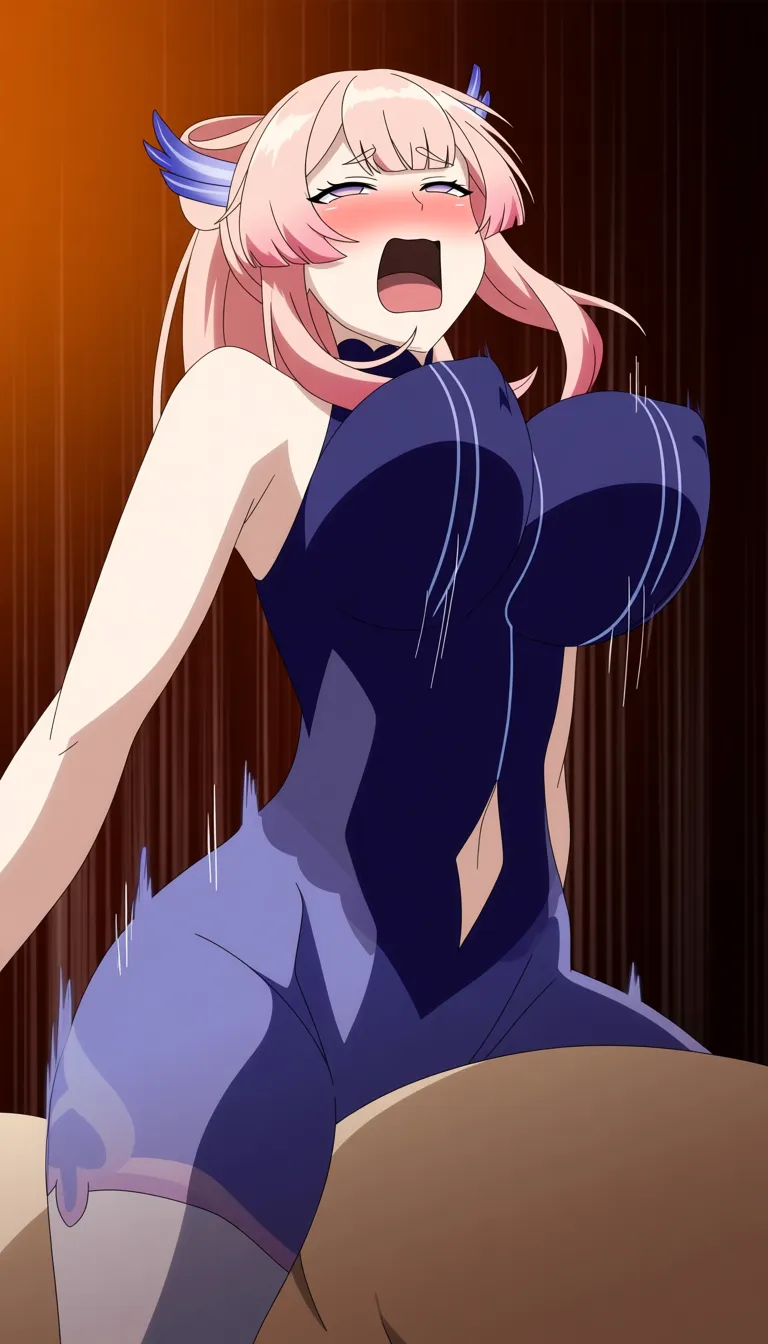 Kokomi vision_(genshin_impact) riding a mans dick, on top of him, cowgirl, slow grinding hips, head tilted back, eyes half-closed, mouth open in a moan, intense pleasure, flushed face, detailed face, soft warm lighting, big breasts bouncing, moaning loudly