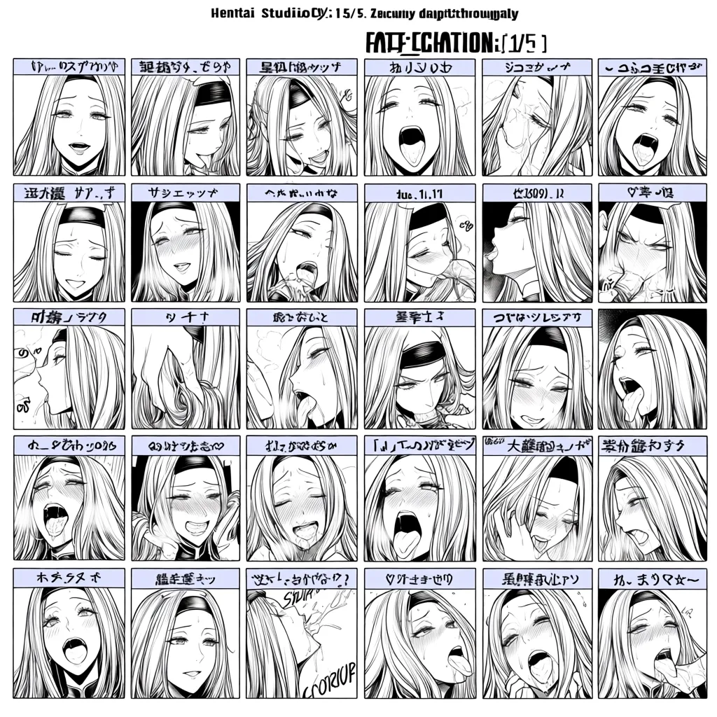 masterpiece, best quality, soft cel shading,  fantasy nun woman, eye contact,(deepthroat_blowjob:1.5), fellatio , head bobbing, expressive, (lactation:0.5),  saliva splatter, (comic:1.2), gagging, slurping tongue movement, grabbing_another's_hair, (face_fucking:1.8), (crossed_eyed_teary-eyed:1.1), (surprised:1.6), (angry:1.6), hentai studio quality,