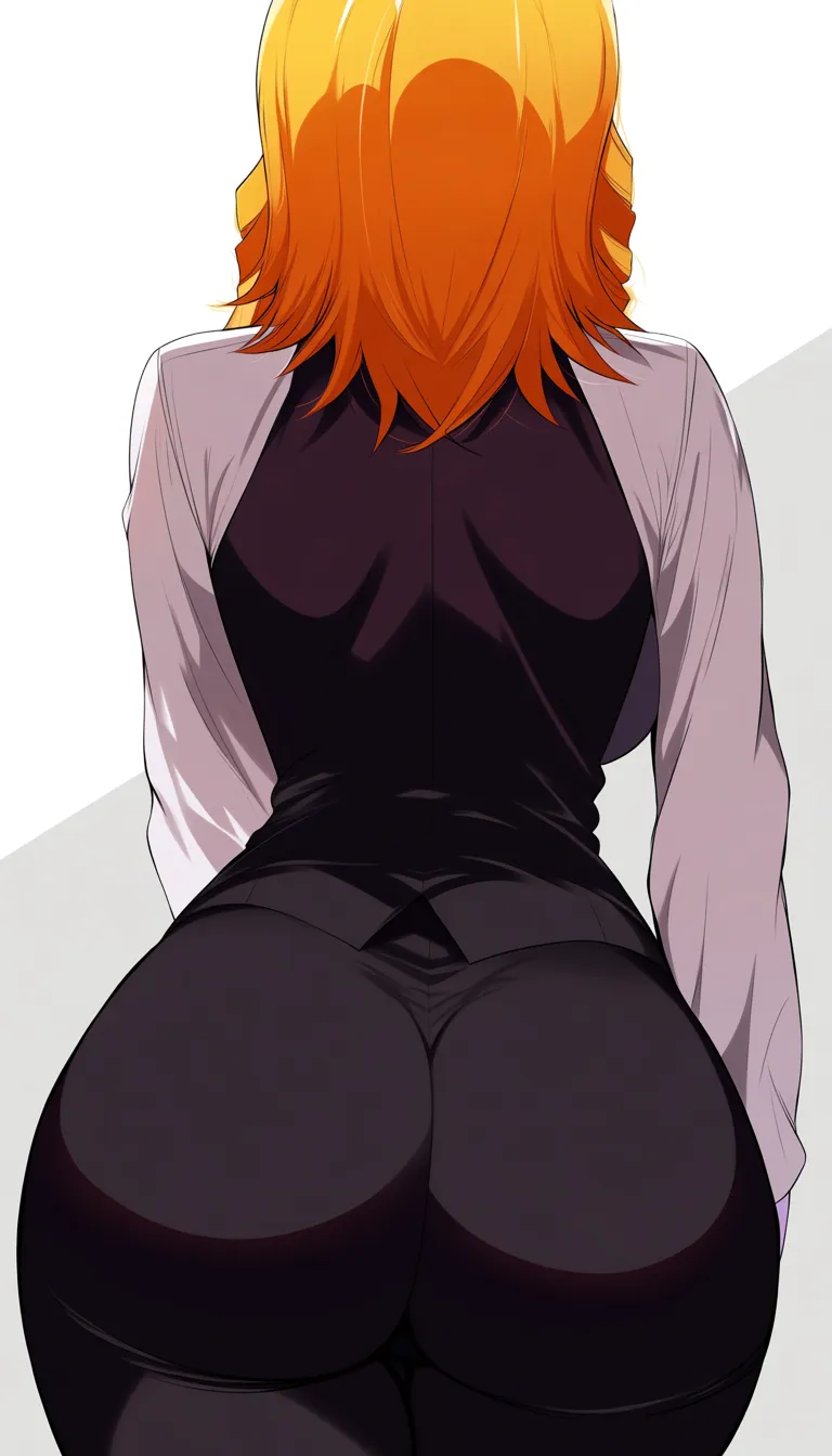 FACING IN THE FRONT FACING_VIEWER facing_viewer facing_viewer solo solo_focus one_breast_out From Infront Front Angle A girl with blonde_hair close to orange_hair with short_hair_with_long_locks orange_eyes . She is very curvy with a thick ass, and big tits. hentai_studio_quality,, hentai_studio_quality, hentai_studio_quality, hentai_studio_quality, hentai_studio_quality, hentai_studio_quality