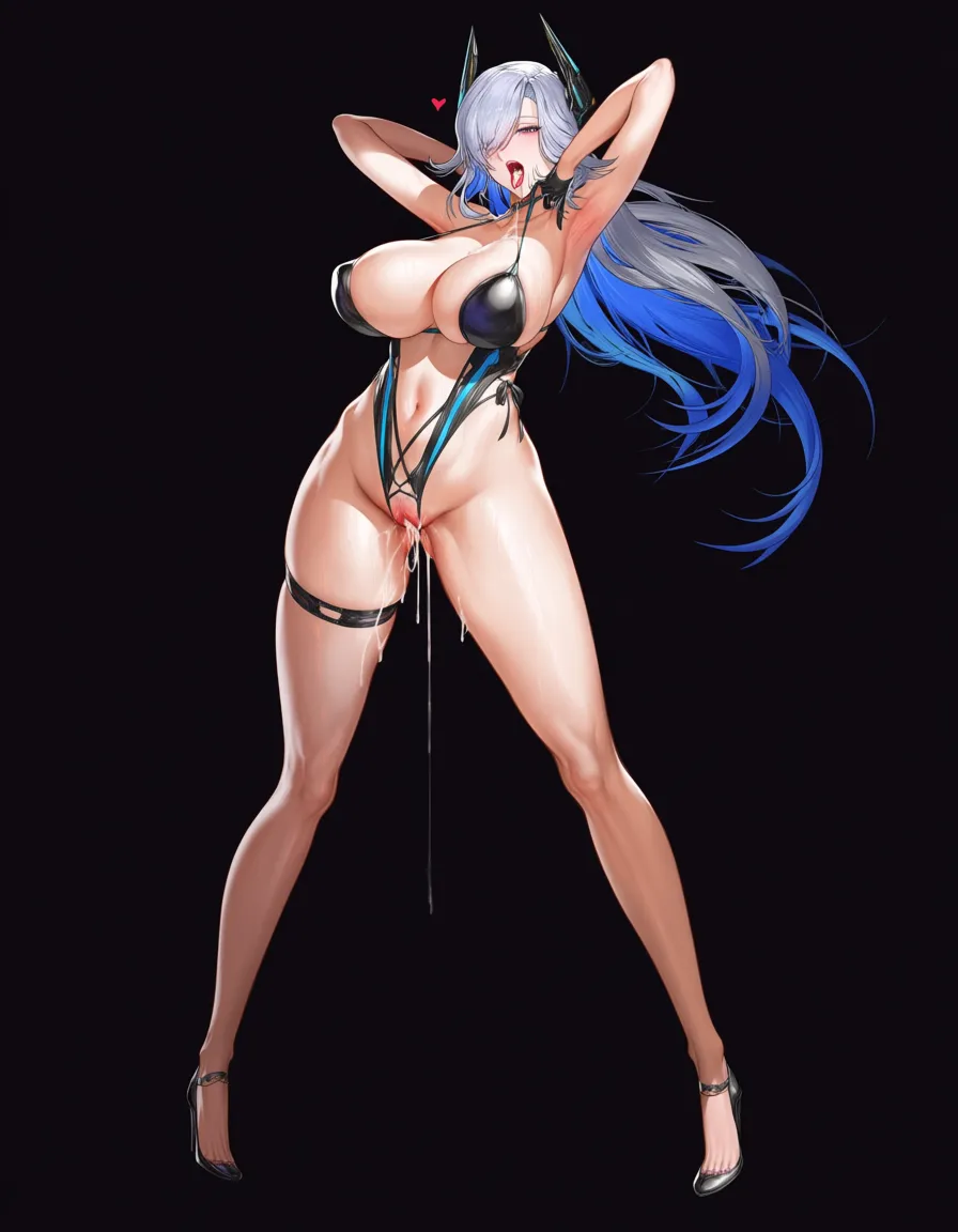 @shihouin_yoruichi, sex_from_behind, cum_in_mouth, hentai_studio_quality