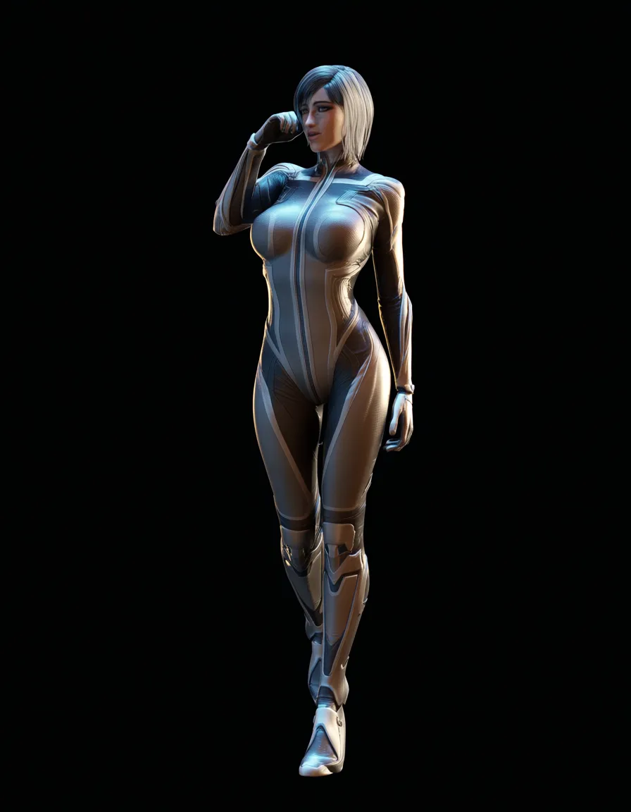 Body suit wearing girl inside a sex machine, score_9, score_8, 3d render, octane render, subsurface scattering, ray tracing, smooth shading