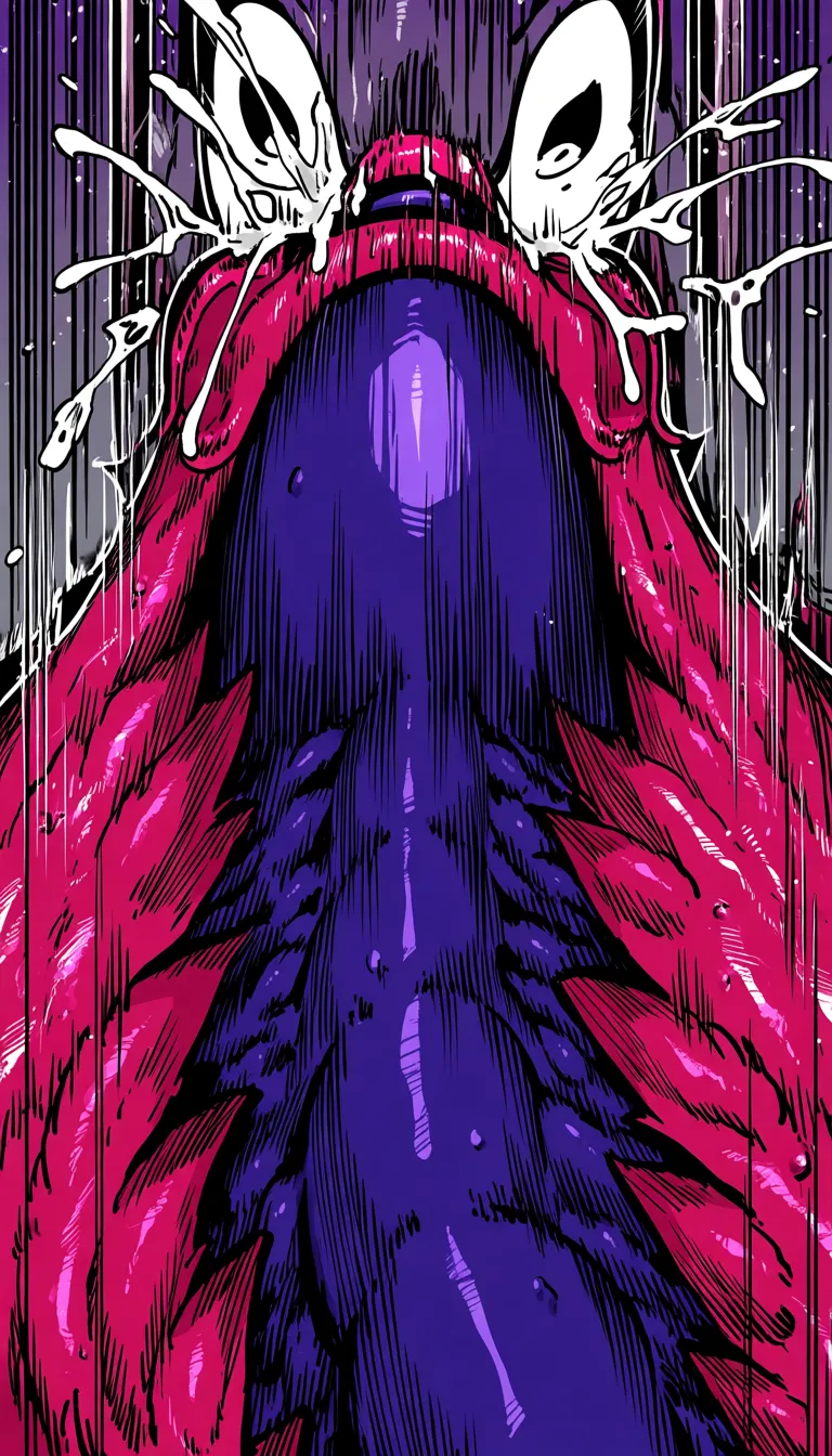 battle mech stand,huge tentacle fuck battle mecha from down,tentacle penetrate in body under battle mech,tentacle cum inside battle mech
