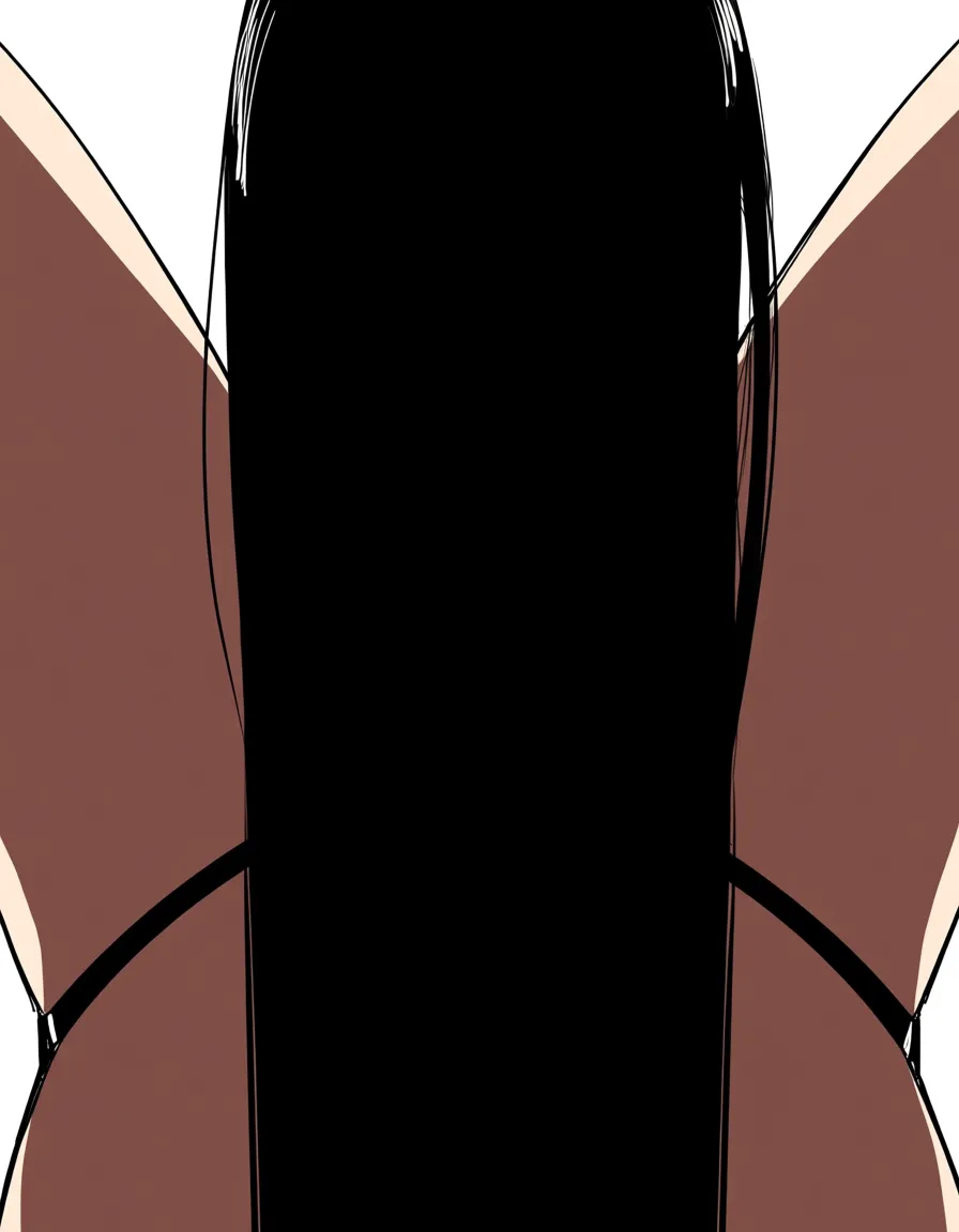 First-person perspective. A Japanese woman with long black hair. She is wearing a strap-on. BDSM. Missionary position. She is facing forward. Female-dominant. She is penetrating my anus. pegging, hentai_studio_quality, hentai_studio_quality, hentai_studio_quality