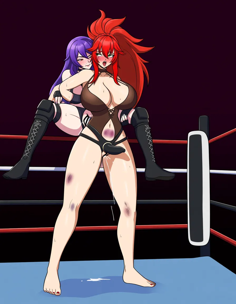Zentreya_(vtuber)-red_hair , Sarah_kerrigan_(starcraft_2) , 2girls yuri sex , wrestling_ring, orgasm pussy_juice, defeated,, bruises, squirting strap-on vaginal_object_insertion,, standing_sex, hentai_studio_quality, hentai_studio_quality, hentai_studio_quality, hentai_studio_quality, hentai_studio_quality, hentai_studio_quality, hentai_studio_quality, hentai_studio_quality
