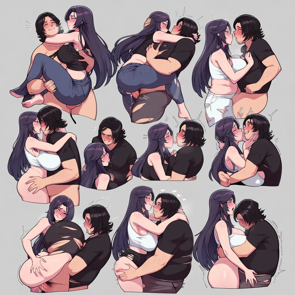 masterpiece, best quality, colored soft cel shading, humans only, female babysitter, smug female focused,  (rough_sex:1.6), (surprised:1.3), school_uniform, ripped clothes, eye contact, (angry_intially:1.3), vaginal, feetsoles, expressive, (lactation:1.2), (multiple_views:1.4), (aggresive_fucking:1.2), (extreme_ahegao:1.5), (bouncing_breasts:1.3), bare_legs, fat man, no furries,