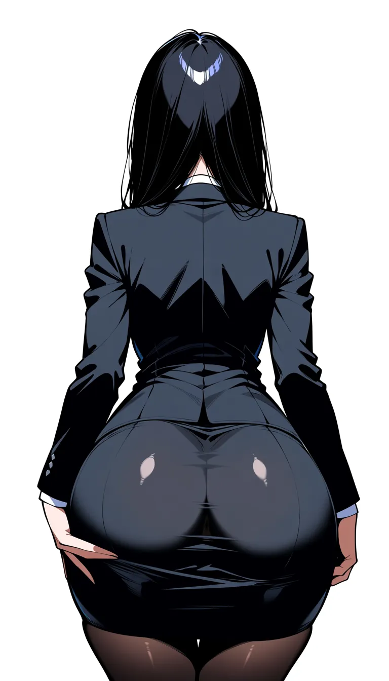 Make her turn and up the skirt showing ass and anus in a slutty way to the camera