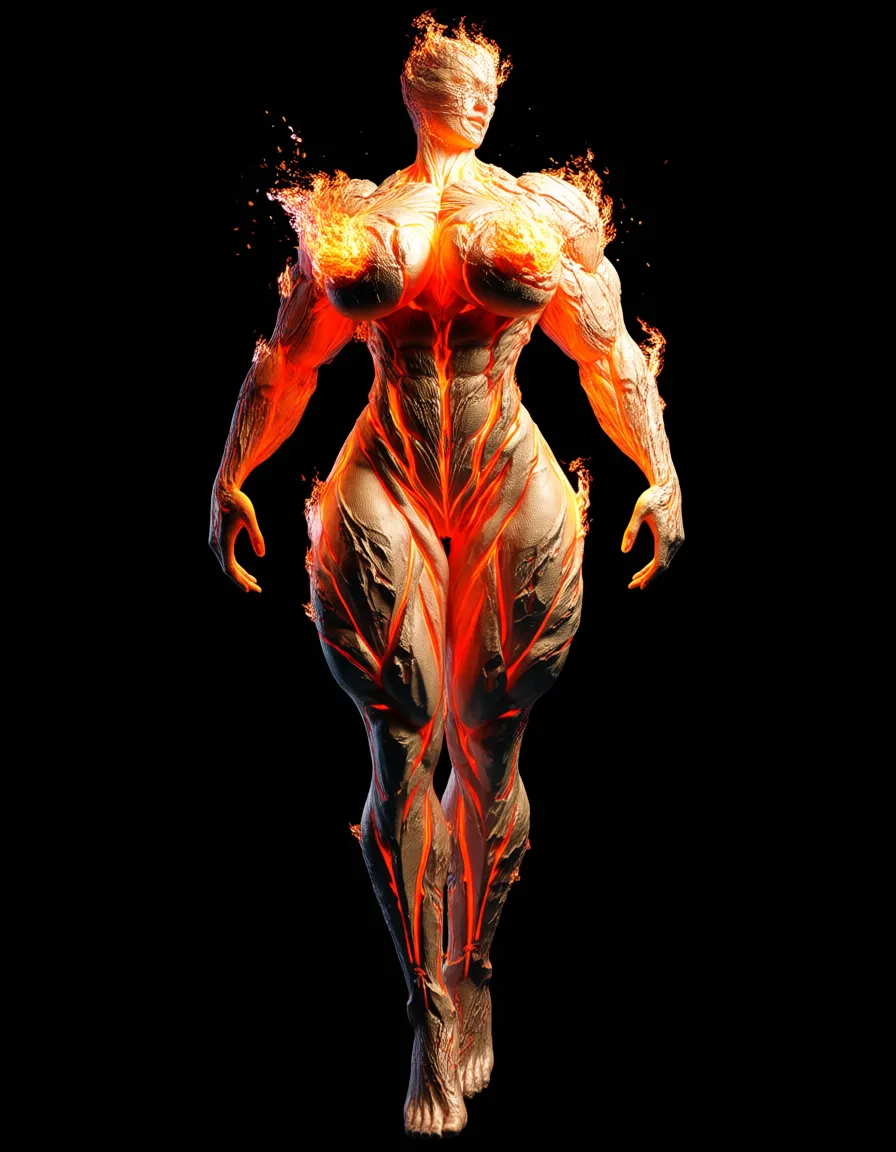 elemental woman, ROCK elemental, flaming body, mature_female, full body, clothes female, flaming DIAMOND nipples, flaming pussy, flaming breasts, muscular_female, gigantic muscular, city, human male WITH penis , hentai_studio_quality nude woman, rock body, full_body , large_breasts , large_penis, ASS, FIRE LINES, WOMEN GOD OF PORN, 3 GODS, 1 ROCK, 1 IRON, 1 GREEN, score_9, score_8, candid photo, realistic skin texture, visible skin pores, film grain, depth of field, score_9, score_8, candid photo, realistic skin texture, visible skin pores, film grain, depth of field, score_9, score_8, 3d render, octane render, subsurface scattering, ray tracing, smooth shading, hentai_studio_quality