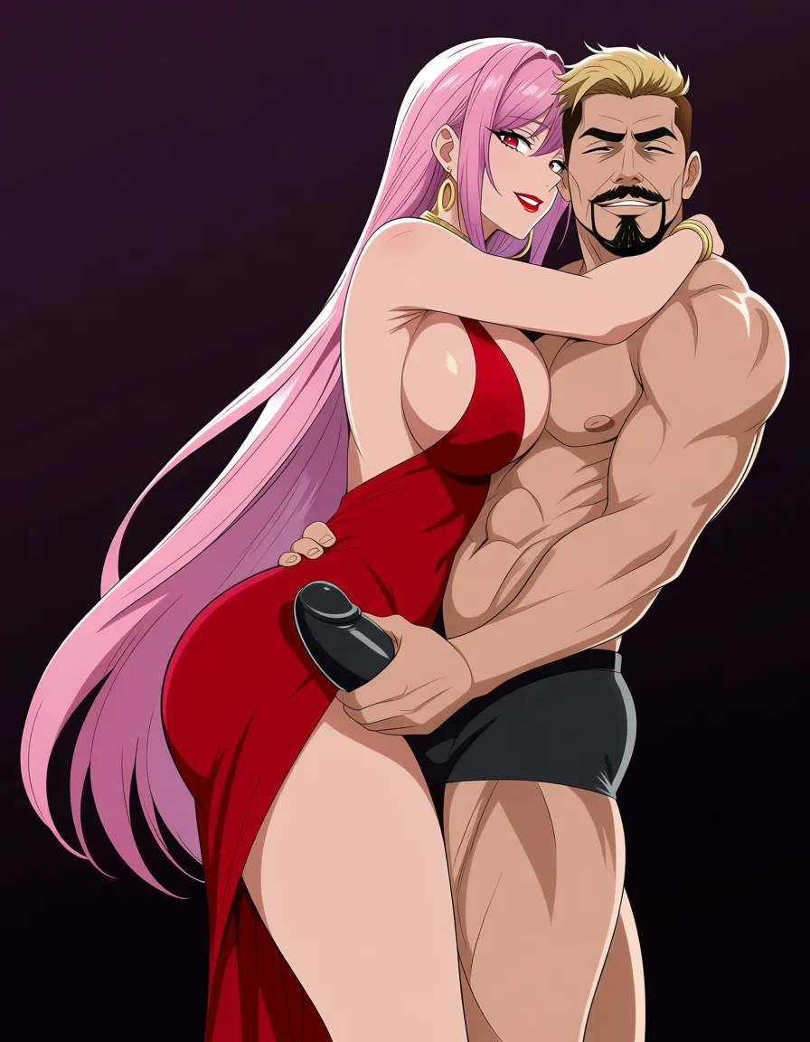 shel fuck he with strap-on (pegging), hentai_studio_quality