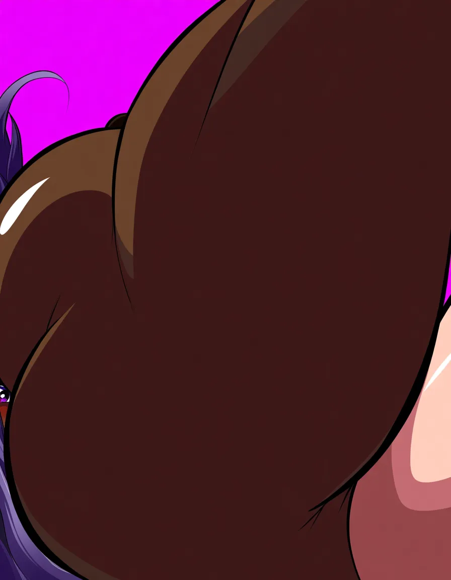 ultra detailed shading, impregnation, interracial, mating press, missionary, (side view), massive tits, purple_eyes,  strikingly beautiful, radiant complexion, early twenties, hentai_studio_quality, hentai_studio_quality