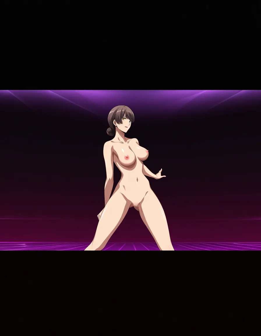 Punlic road nude, hentai_studio_quality, with audience, hentai_studio_quality, hentai_studio_quality, back from_behind, hentai_studio_quality