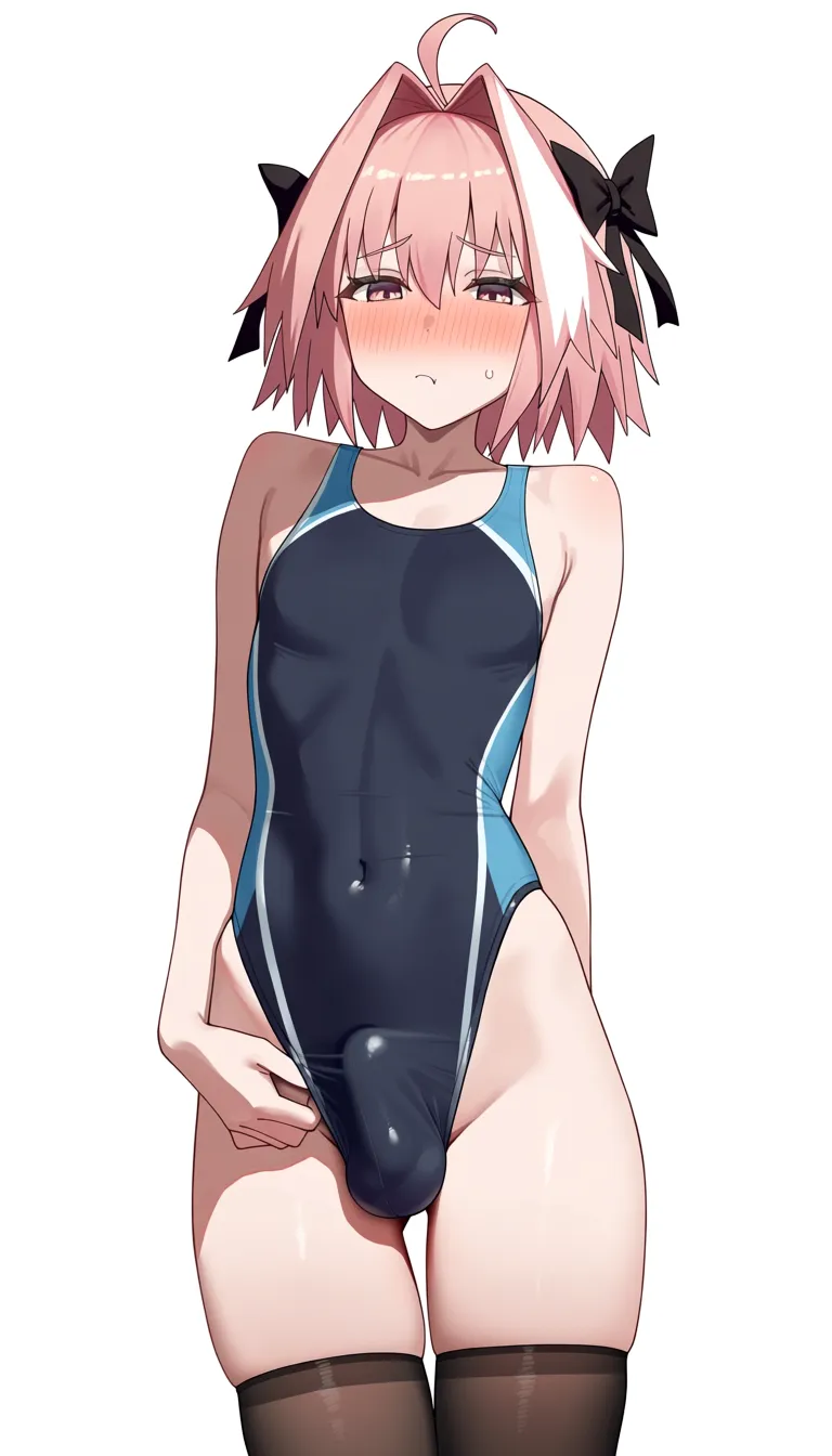 @astolfo_(fate) rubbing his panty bulge on my balls and we are bother cumming