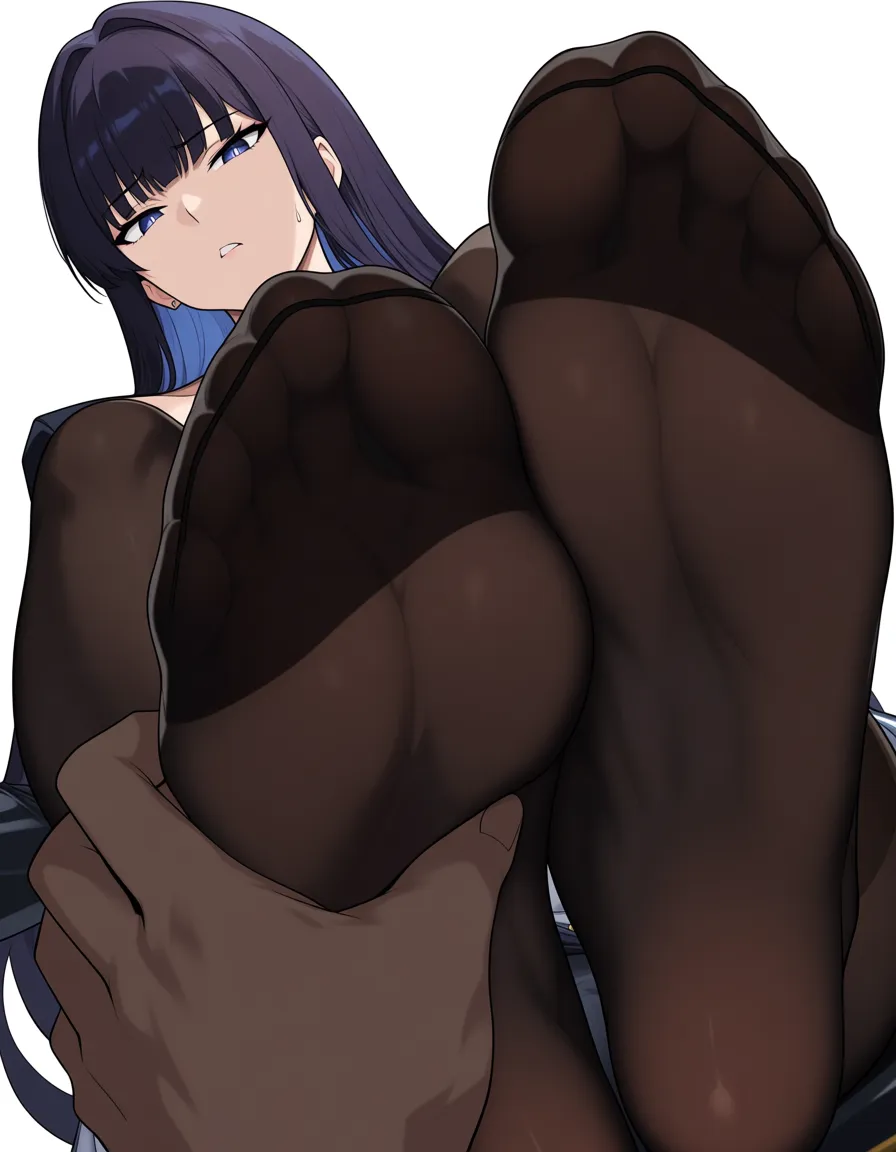 masterpiece, clean art, 2boys, feet, pantyhose, creampie, hentai style, hentai_studio_quality