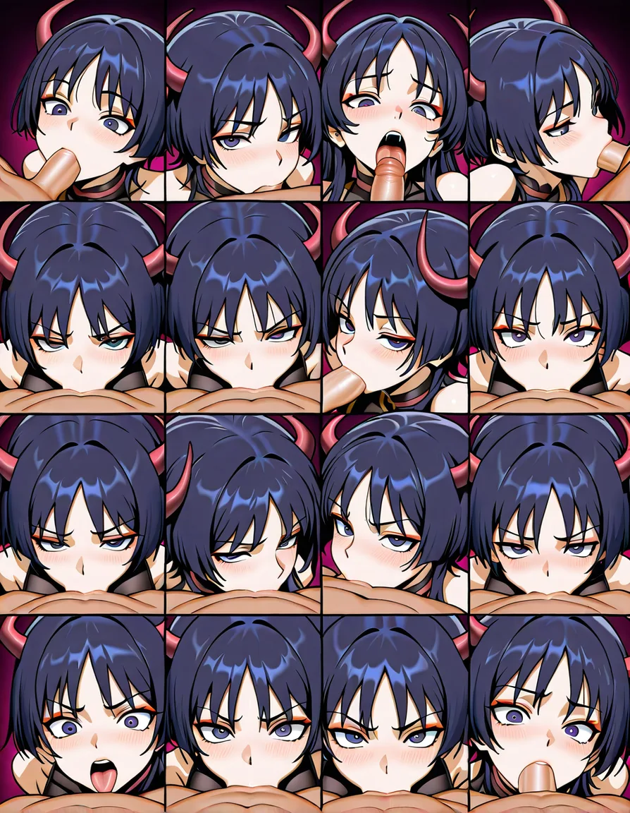 Masterpiece, 18+, third-person view, only Scaramouche and Lumine, Scaramouche male priest, Lumine female succubus, Lumine sucking Scaramouche, both faces visible, lewd expressions, hentai_studio_quality