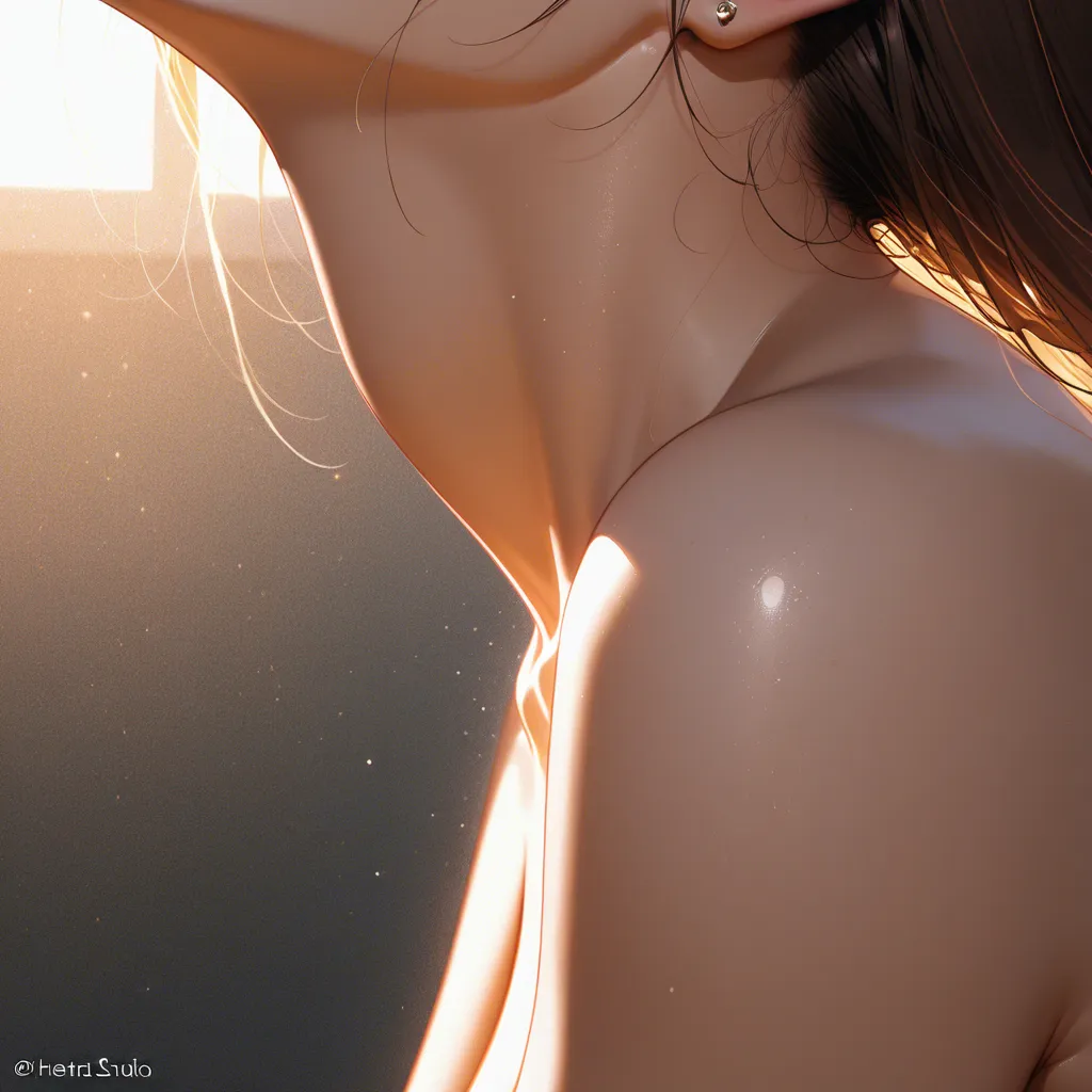dslr, film grain, photorealistic, solo, deepthroat, petite adult woman, sunlight, cinematic realism