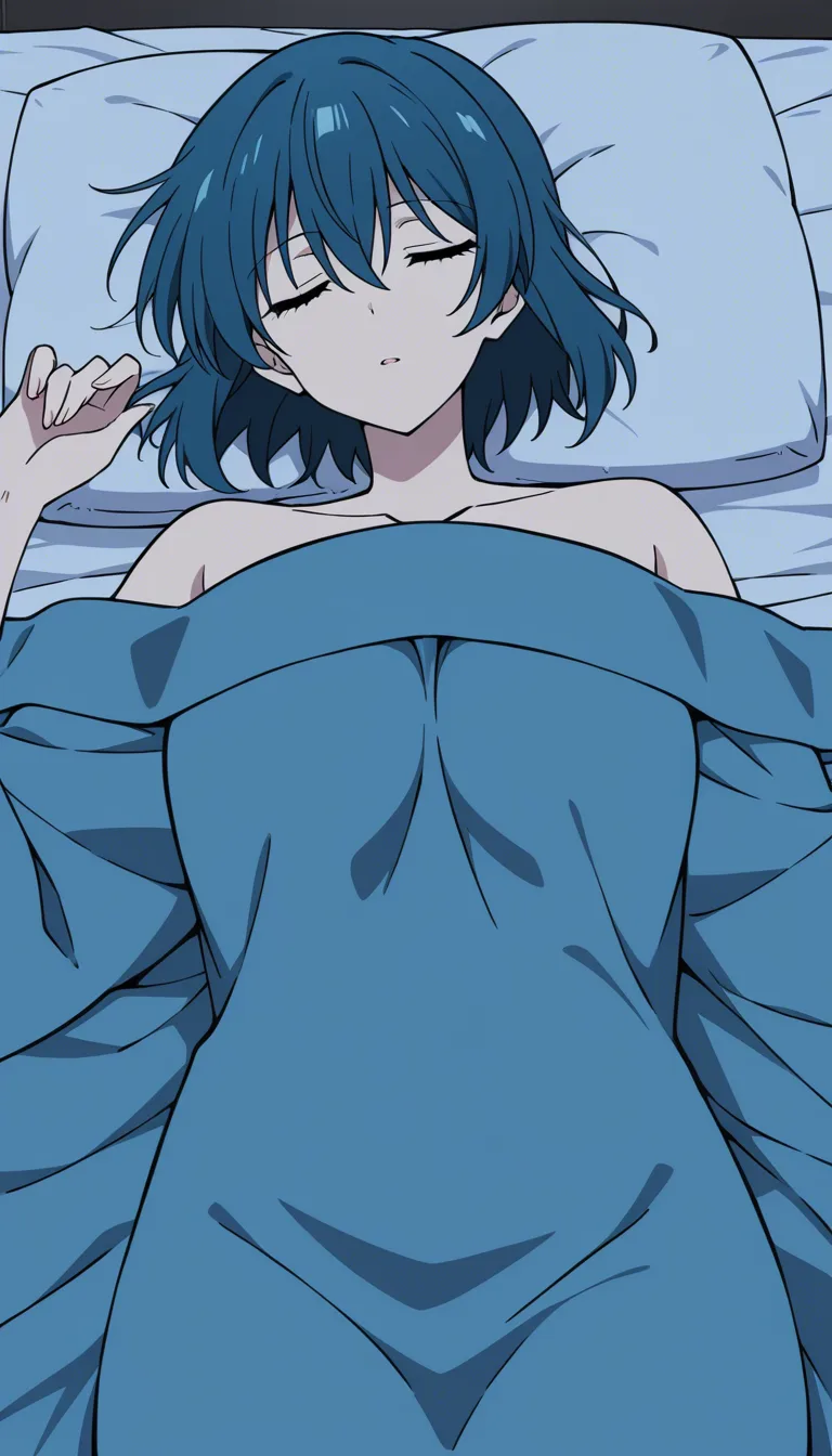 She bends over in her pjs at night time when parents sleep