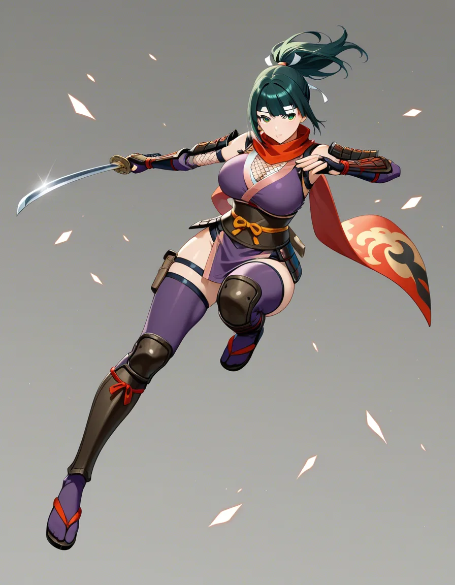 onimusha female ninja kaede ,, hentai_studio_quality