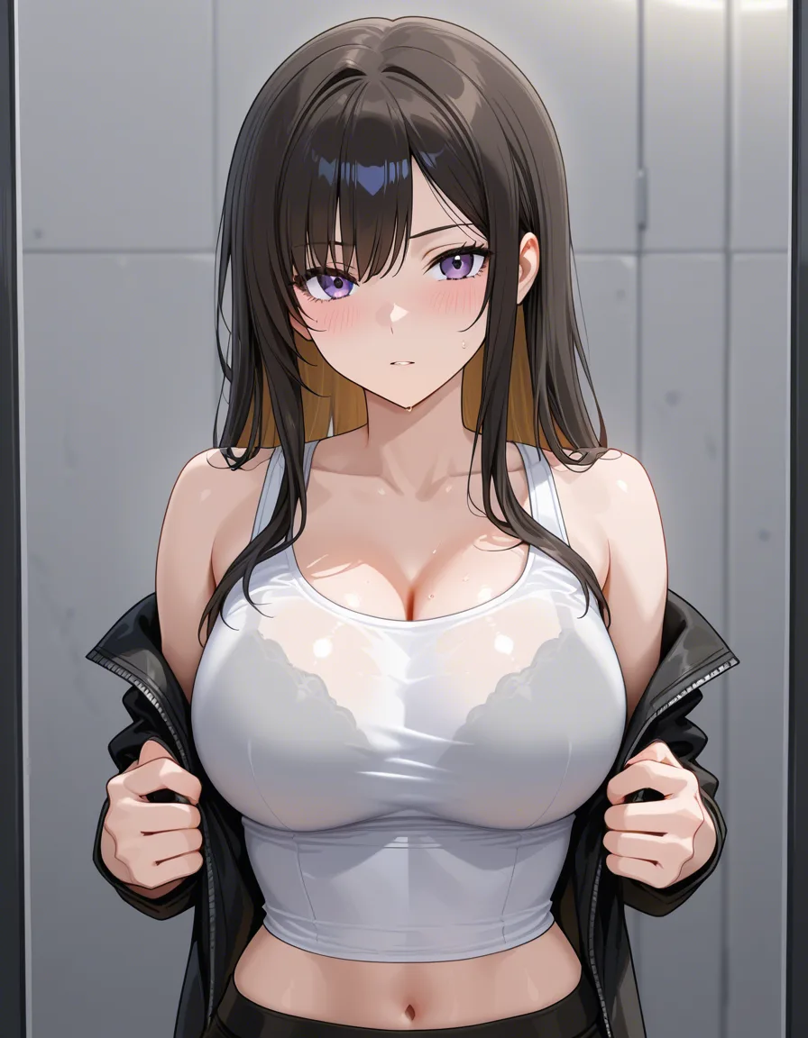 Girl taking her clothes, hentai_studio_quality