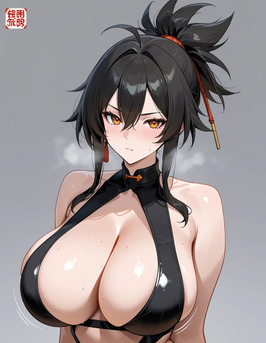 thick black asian with big titties, hentai_studio_quality