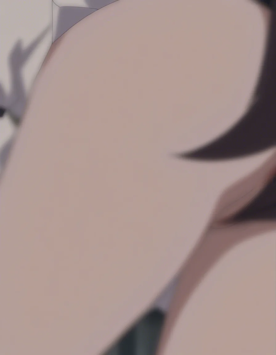 best quality, polished, solo female, petite adult woman, puffy sleeves, anal sex, depth of field, manga panel look, (anime style:1.3), 2d, anime screencap, cel shading, flat color, @00osamio00