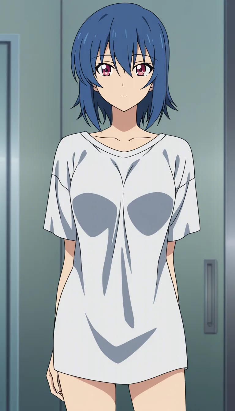 naked_shirt, (anime style:1.3), 2d, anime screencap, cel shading, flat color