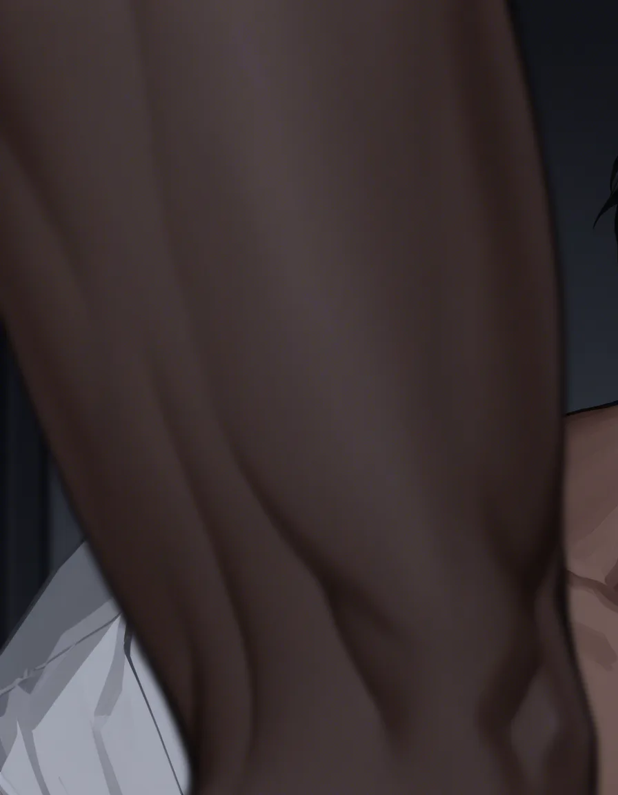 sharp focus, 8k uhd, 2boys, dark skin, japanese clothes, fully nude, depth of field, extreme close-up, dramatic lighting, dslr quality, hentai_studio_quality